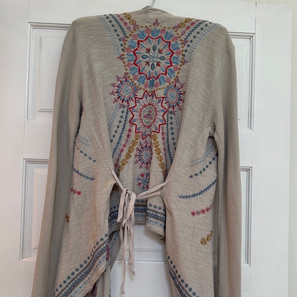 BIYA Johnny Was Bohemian Patterned Cardigan - Picture 3 of 3